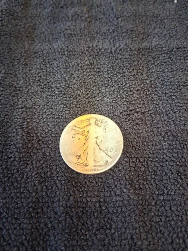 1943 Silver Walking Liberty 90 % Silver Half Dollar- G-VF Condition..WL-1