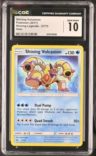 Shining Volcanion graded CGC 10 for sale on eBay