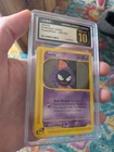 (POP 12) CGC 10 PRISTINE Gastly 109/165 Expedition Base Set 2002 Pokémon