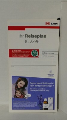 Deutsche Bahn AG - Ihr Reiseplan - IC 2296 - 14.12.2008-31.12.2008