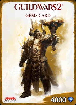 Guild Wars 2 - 4000 Gems Card Code Email Key