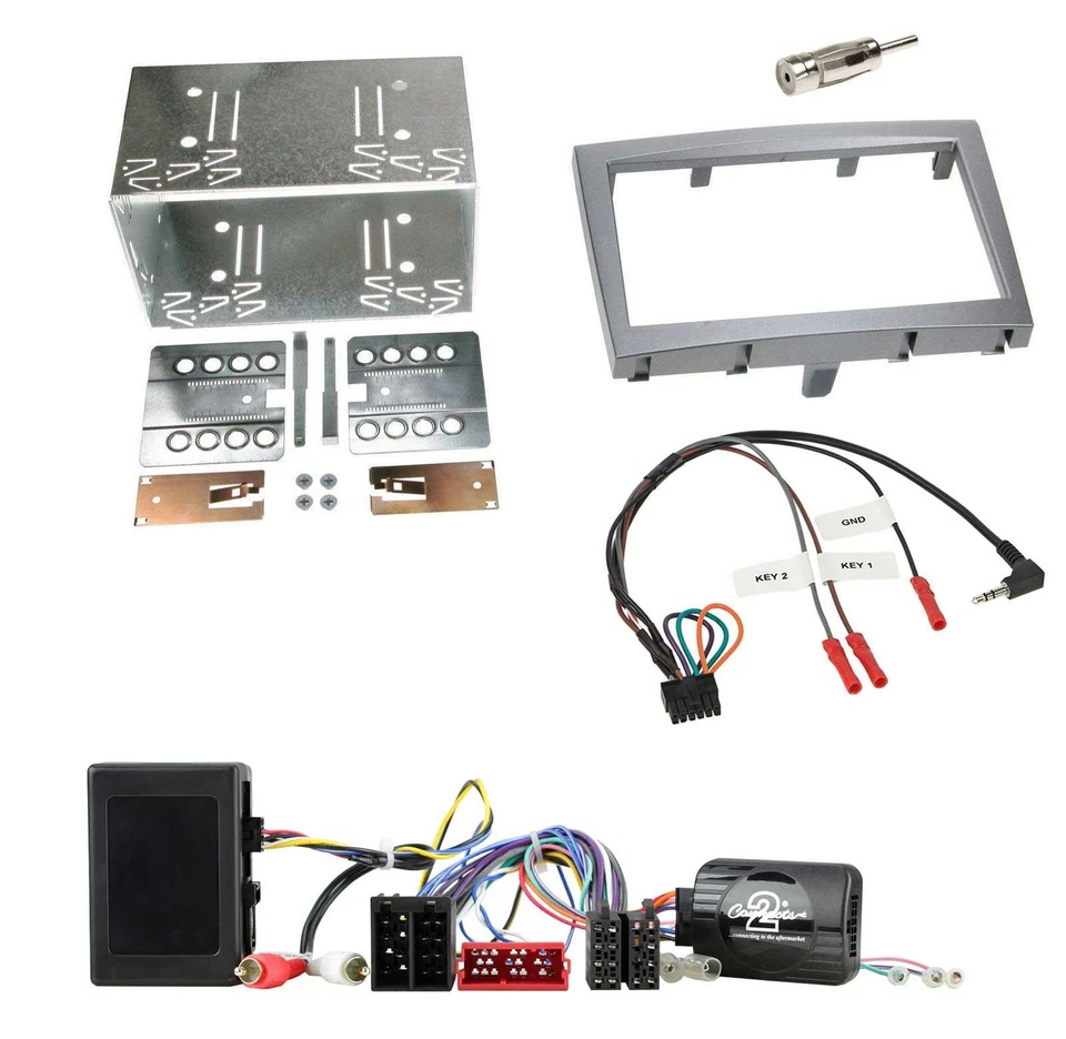 JVC USB Bluetooth Lenkrad DAB 2DIN Autoradio für Porsche 911 Boxster Cayman silb - Bild 3 von 4