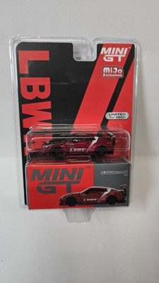 Mini GT 1:64 LB-Works Nissan GT-R Red Mijo Exclusives #345 | eBay
