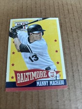 2013 Hometown Heroes MANNY MACHADO RC ROOKIE #195 Orioles Baseball Card (f3)
