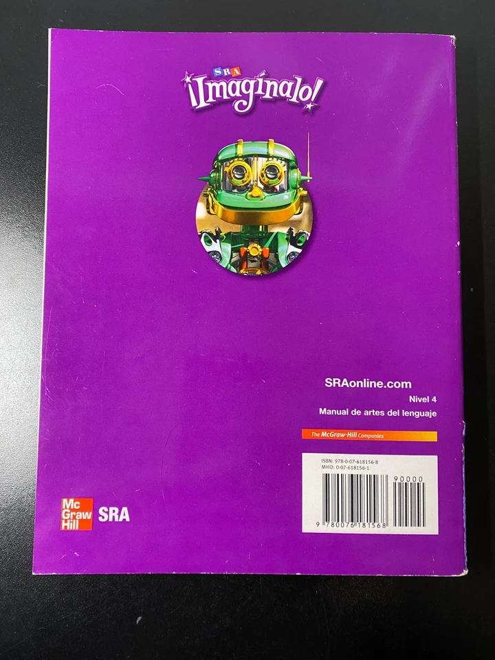 SRA Imagínalo Manual de artes del lenguaje Nivel 4 Grade 4 (2009) - Image 2 of 4