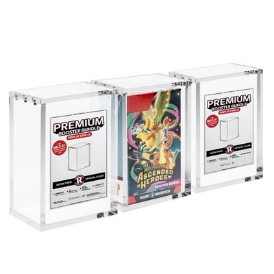 (3-PACK) POKEMON BOOSTER BUNDLE MAGNETIC ACRYLIC DISPLAY CASE v2 - ME2.5+ ONLY