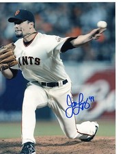 JAVIER LOPEZ SAN FRANCISCO GIANTS SIGNED  PHOTO 8X10