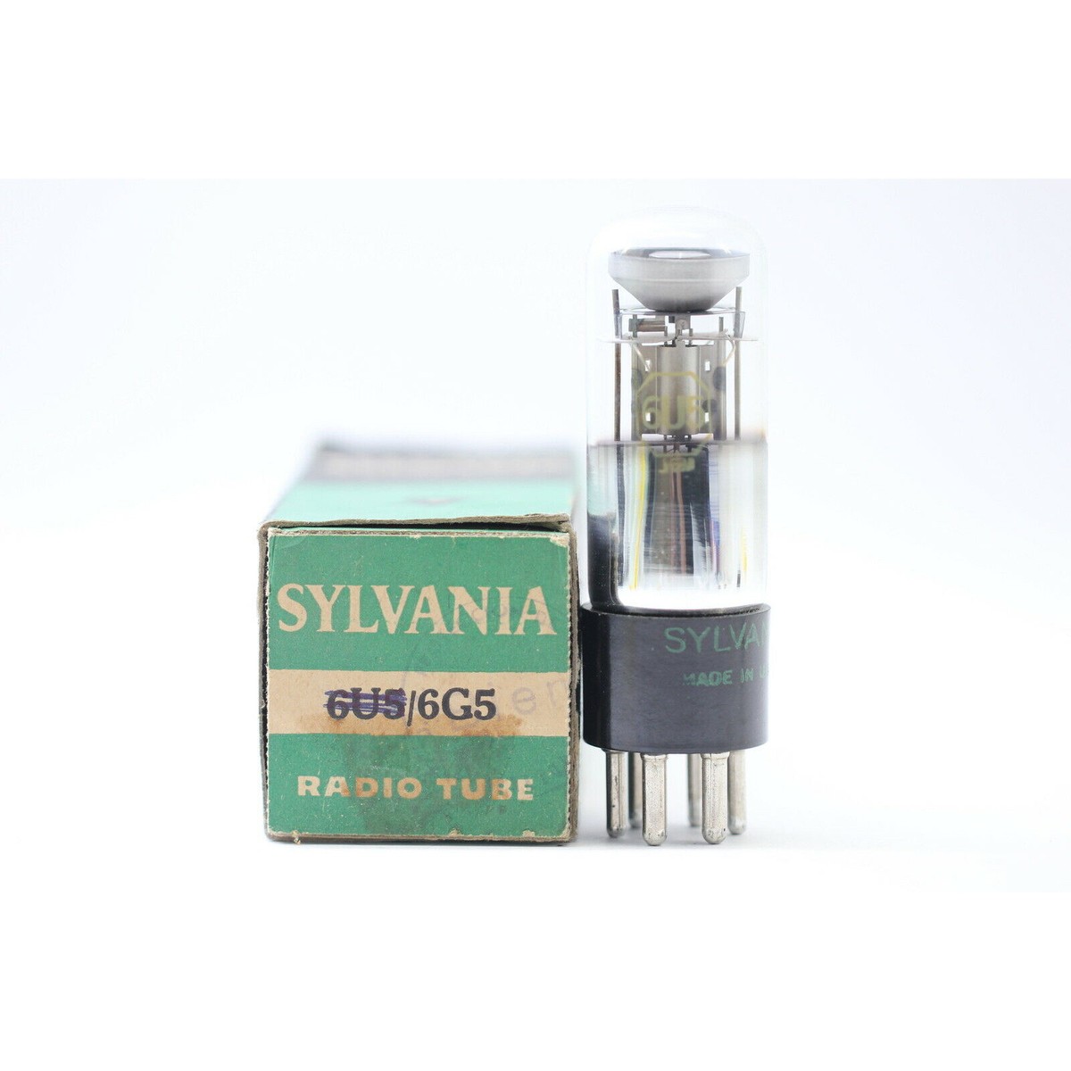 SYLVANIA 6AU5GT 真空管 6A5G Sylvania 1940's low hours/like new