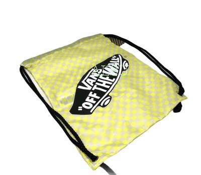 vans checkerboard drawstring bag