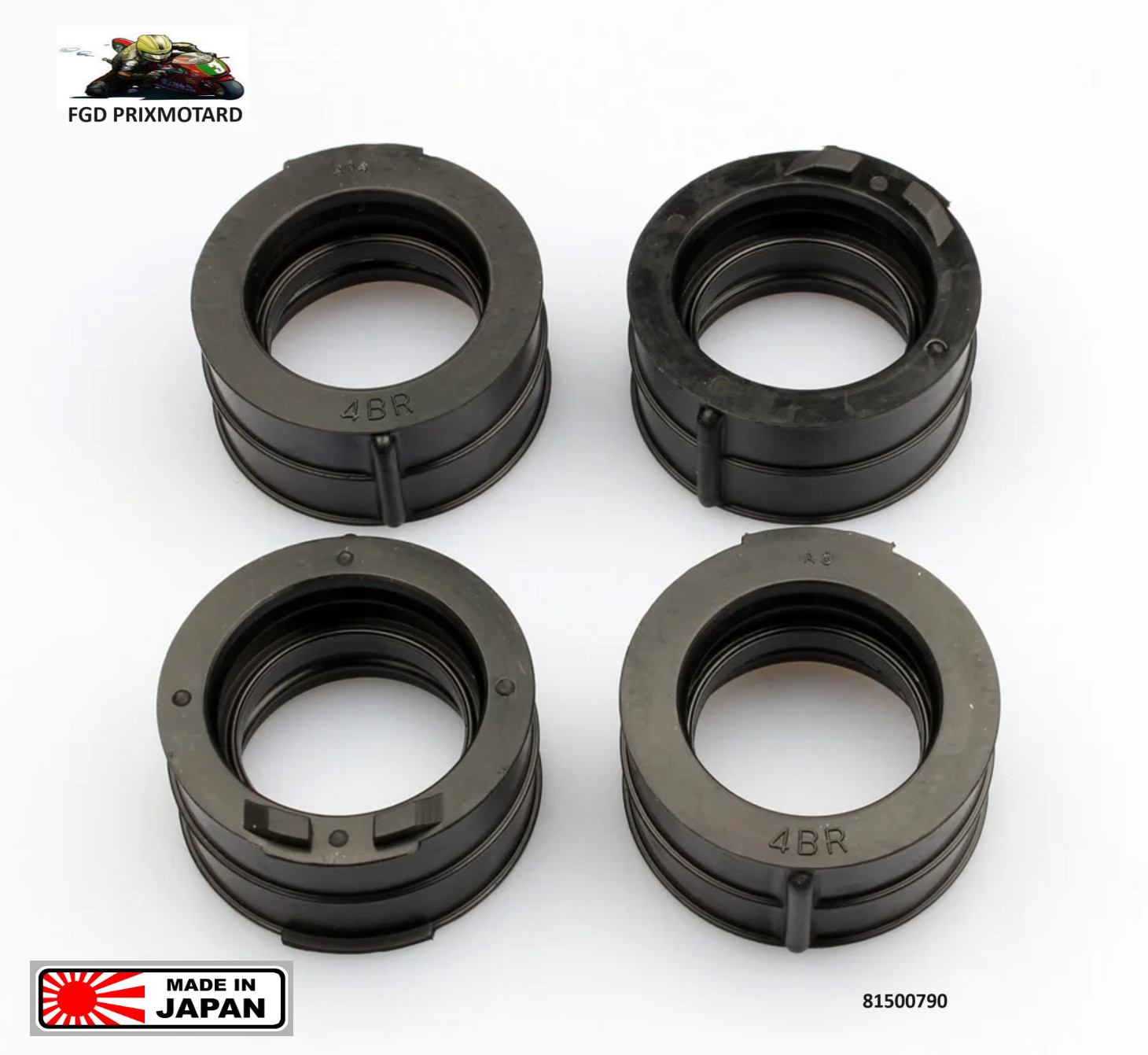 Pipe d'admission caoutchouc pour éliminer les prises d'air sur XJ600N 1994-2003