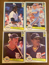 1982 Lot of 100 Donruss Baseball Cards VG to EX Condition