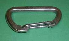 Suncor Stainless Steel Wire Spring Snap Hook 4"