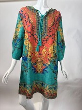 Urban CoCo Womens Boho Printed Tunic Size XL Polyester & Spandex Multicolor With