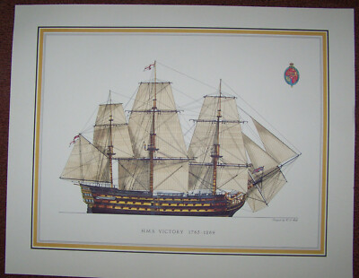 Victory Bounty Mayflower drei kunstdrucke auf Bütten karton h a muth