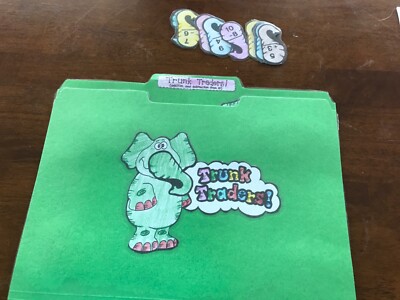 Trunk Trader! Add subtract from 10  1st grade math arts file folder game teacher