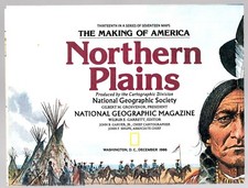 Map National Geographic Northern Plains 1986