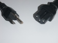 6ft Notch Power Cord for HP Procurve models J8692A J8693A J8797A J8698A J8699A
