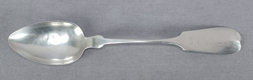 W.M. Root & Brother Pittsfield Mass GA Griswold Münze Silber Löffel um 1853-1858