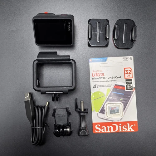 GoPro Hero7 Black Digital 4K HD Action Camera 12MP Waterproof with Accessories