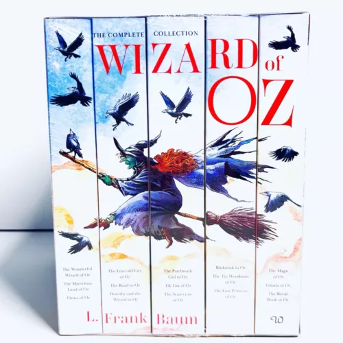 Wizard Of Oz The Complete Collection Box Set By L. Frank Baum 15 Novels In 5 New