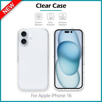 B2B1 FREE Ultra Slim Shockproof Phone Case CLEAR for Apple
