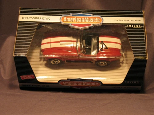 Ertl American Muscle Shelby Cobra 427 S/C Red 1:18 NIB