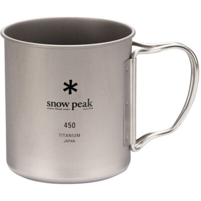 Snow Peak Titanium Single Mug Camping Cup 3 Sizes Ultralight Outdoor Gear