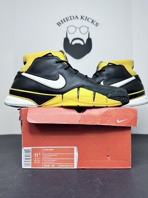 Size 11.5 - Nike 2005 Kobe 1 Del Sol Men s OG 313143-013 Black Yellow