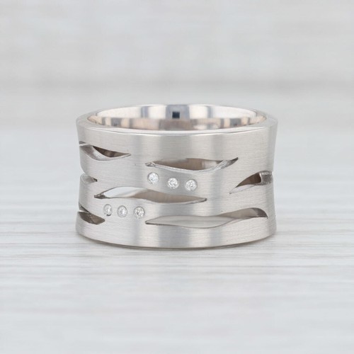Neu Bastian Inverun Ring Sterlingsilber Funkelnde Diamanten 26071 12883 Sz 54 7