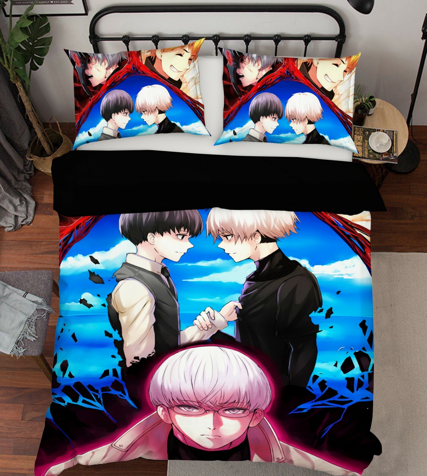 3D Tokyo Ghoul R160 Japan Anime Bett Pillowcases Quilt Duvet Startseite Double Zoe 3D Tokyo Ghoul R160 Japan Anime Bett Pillowcases Quilt Duvet Startseite Double Zoe