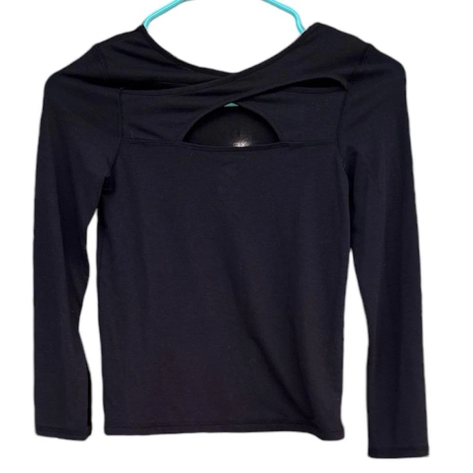 Girls’ Soccer Long Sleeve Top – Size M (7/8), Motivational Graphic Tee - Image 2 of 4