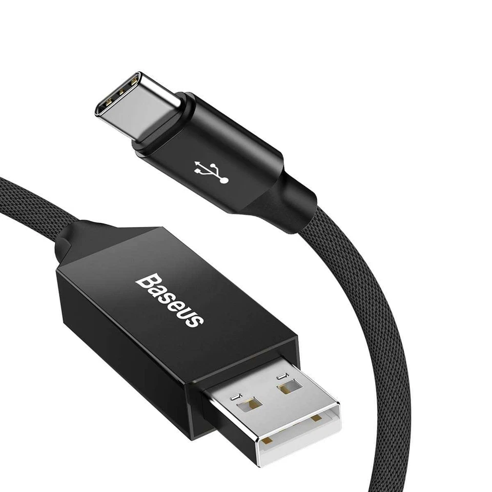 Baseus 5M 3A Fast Charge Type-C to USB Braided Charging Data Cable QC 3.0 16 FT - Image 4 of 4