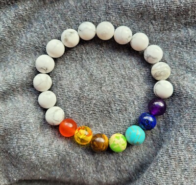 Armband 7 Chakra Steine 
