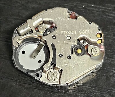 Epson Seiko AL21 E quartz movement watch not tested for parts / restore AS-IS