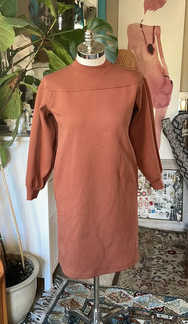 Uniqlo top orange dress