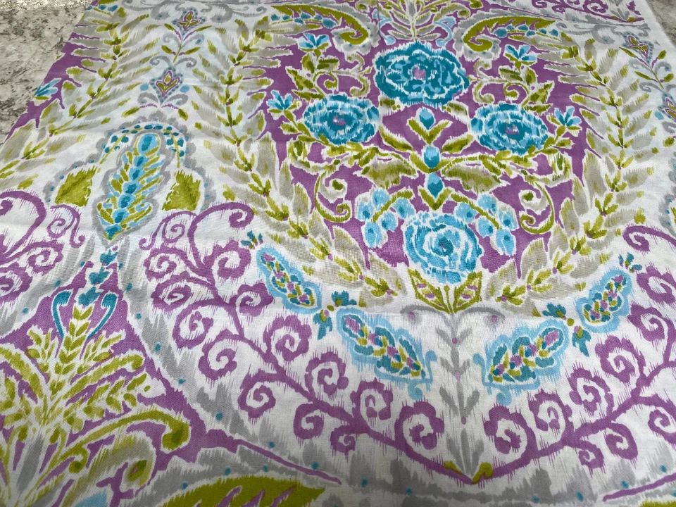 Dena Designs PWDF210 Sundara Oasis Pavana Orchid, Quilting Cotton Damask OOP - Image 3 of 4