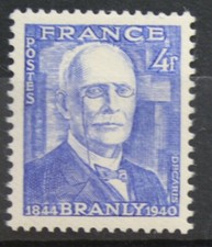 1944  FRANCE  Y & T N° 599 Neuf  * *  SANS CHARNIÈRE (MNH)