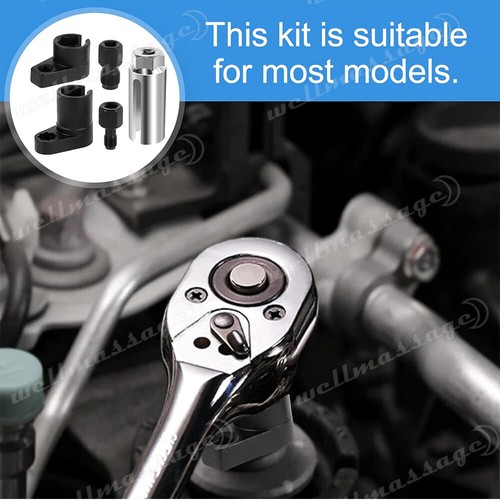 5Pcs 22mm Oxygen Sensor Socket Thread Repair Chaser O2 Sensor Tool 1/2" 3/8" New - Picture 6 of 12
