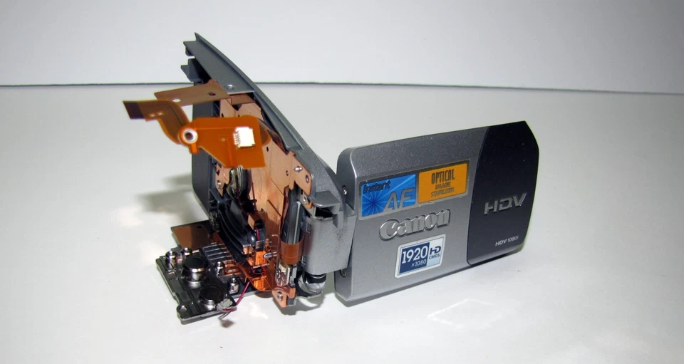 Pantalla LCD con Panel de Cuerpo Lateral y Parte Flex para Canon Vixia HV20 Foto 2 de 2