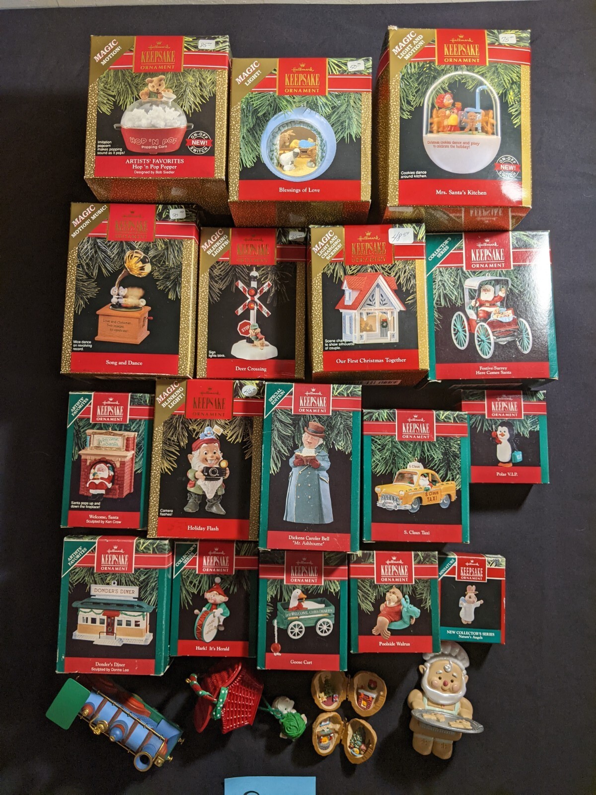 1990 Hallmark Christmas Ornaments eBay