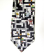 Men's Vintage (1995) Cartoon Looney Tunes Bugs/Daffy/Taz/Tweety Tie/Necktie
