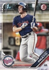 Lot of (100) 2019 Bowman Draft ANTHONY PRATO 1st Rookie Card #BD-101 Twins