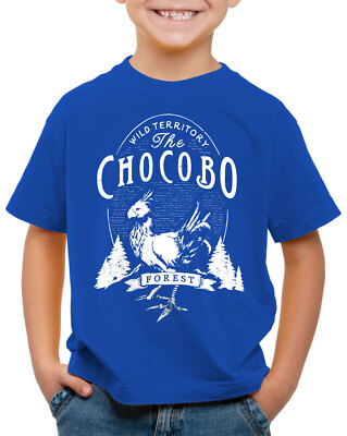 Chocobo Kinder T-Shirt final VII Rollenspiel reitvogel
