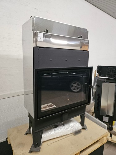 Inserto de chimenea con agua BeF Aquatic WH 80 Black con marco antideslumbrante, BimSchV2 - Imagen 3 de 8