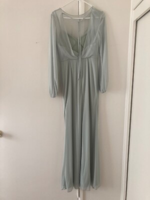 Brand New Azazie Dusty Sage Green bridesmaid dress size 2 | eBay