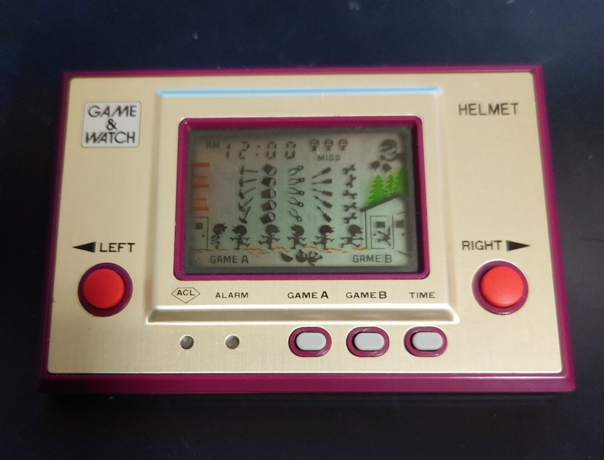 GAME&WATCH ヘルメット Nintendo HELMET CN-07 in hand] nintendo game watch helmet cn-07 | eBay