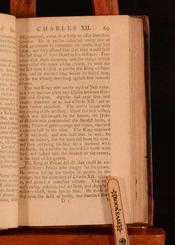 1735 The History of Charles XII King of Sweden Mr De Voltaire Uncommon - Picture 5 of 6