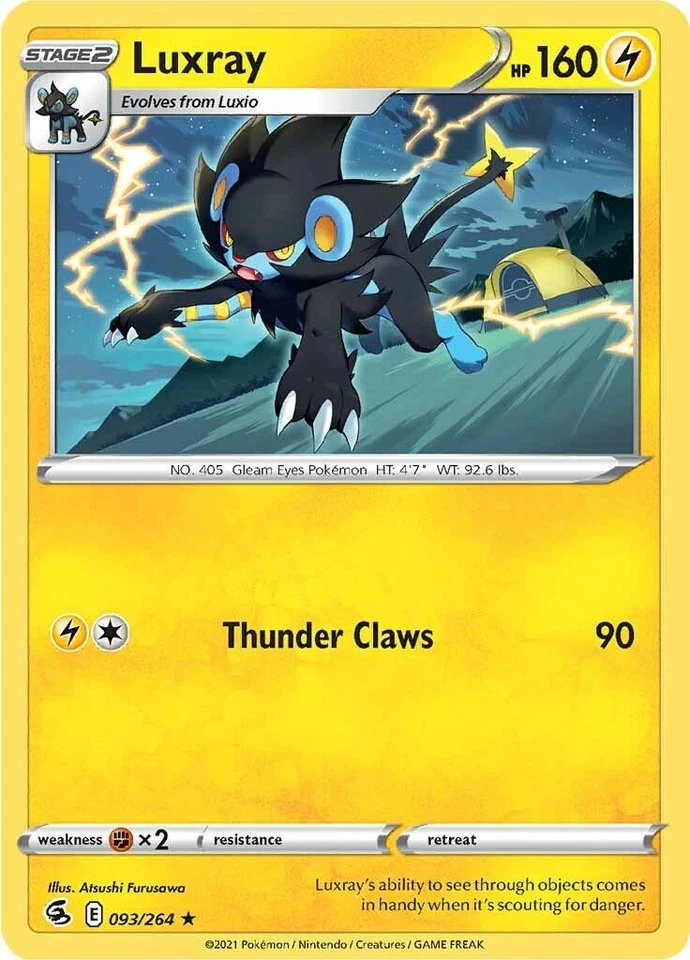 Luxray 093/264 Swsh08: Fusion Strike
