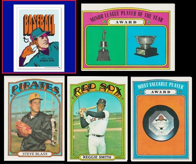 1972 Topps  MLB baseball single cards  (#264:  3rd series  - #656:  6th series)