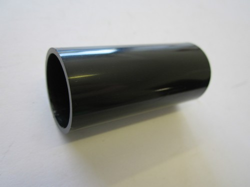 Small Black Plastic Hollow Cylinder Cylindrical Tube 6.5cm Long x 3cm Diameter - Picture 2 of 3